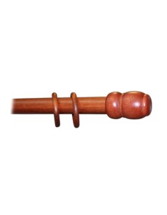 BASTONE LEGNO A STRAPPO D 35 CILIEGIO 150CM S/SUPP.