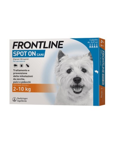 FRONTLINE SPOT-ON 02-10 KG CANI PICCOLI 3 PIPETTE