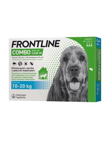 FRONTLINE COMBO 10-20 KG CANI MEDI 3 PIPETTE