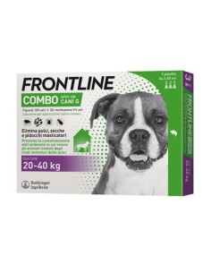 FRONTLINE COMBO 20-40 KG CANI GRANDI 3 PIPETTE