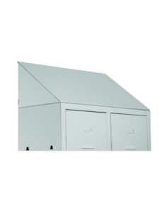 TETTO INCLINATO P/SPOGLIATOIO 2 POSTI 68,5X34 CM