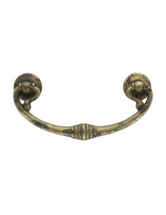 BL MANIGLIA 03027 121X58 MM OTTONE ANTICATO