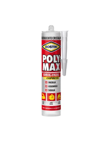 BOSTIK POLYMAX ORIGINAL 300 G CRISTAL CARTUCCIA
