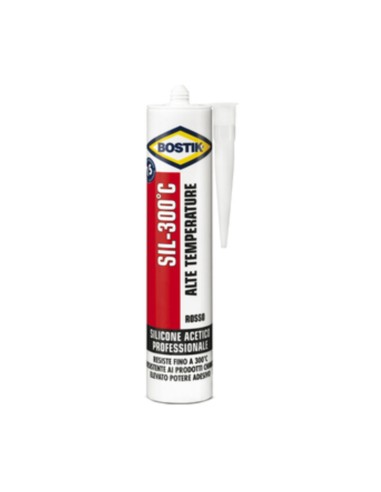 BOSTIK SILICONE SIL-300 C ALTA TEMPERAT 300 ML CART