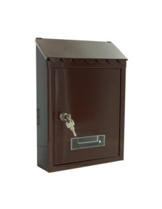CASSETTA POSTALE GARDEN ACCIAIO MARRONE TX0080
