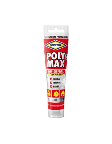 BOSTIK POLYMAX ORIGINAL 115 G CRISTAL TUBO