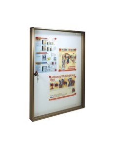 BACHECA FONDO MAGNETICO ALUBOX BC5 55X5X73 BR