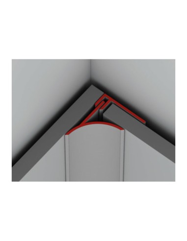 PROFILO ANGOLO INTERNO A201  CM 300 NOCE