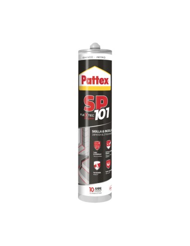 PATTEX SILICONE SP101 BIANCO 280 ML CARTUC.