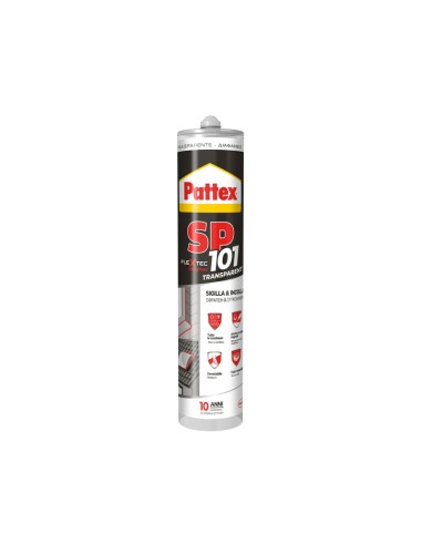 PATTEX SILICONE SP101 TRASPARENTE 280 ML CARTUC.