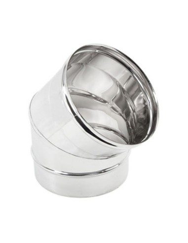 GOMITO INOX AISI 304 45 D 14 CM