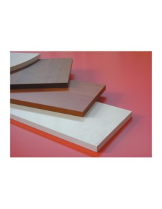 MENSOLA SQUADRATA NOCE 60X1,8X100 CM