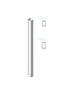 ZAF PIANTANA BIFACC GONDOLA GRIGIA 9XH140CM