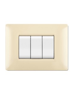 PLACCA LIFE Q LIVING PLAST AVORIO                7P