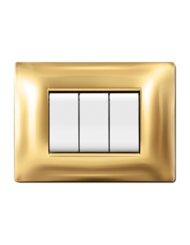 PLACCA LIFE Q LIVING PLAST ORO          4P