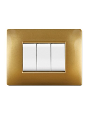PLACCA LIFE Q LIVING PLAST SABBIA ORO   4P