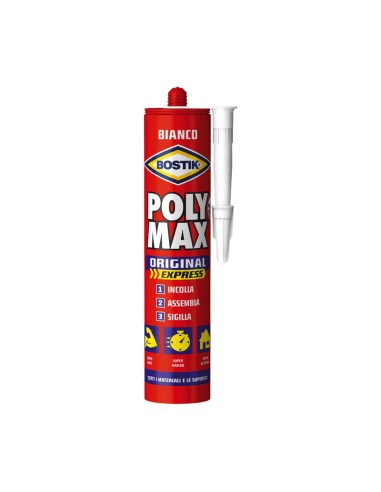 BOSTIK POLYMAX ORIGINAL 425 G BIANCO CARTUCCIA