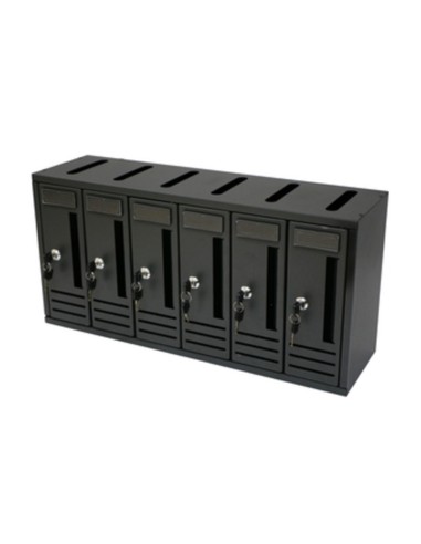 CASSETTA POSTALE COMPO 6 62X18X30 CM ANTRACITE