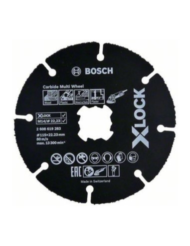 BOSCH-A DISCO UNIVERSALE CARBIDE XLOCK 115 MM