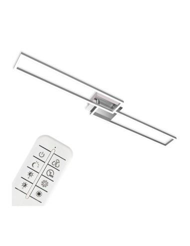 PLAFONIERA LED FRAME 40 W CCT CM 110X25 ALLUMINIO