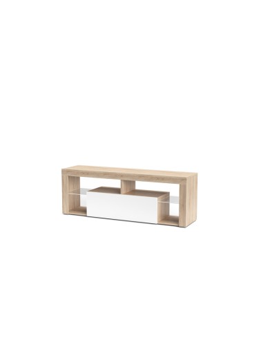 PORTATV HUGO CM 140X35X50 ROVERE SONOMA/BIANCO L.