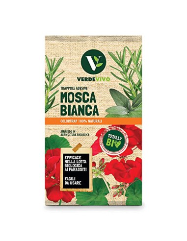 TRAPPOLA CROMOTROPICA MOSCA BIANCA CF 10 PZ