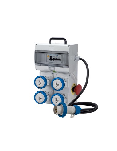 FME 74.120 QUADRO 4P CEE 220V IP65 C/PULS. EMERG